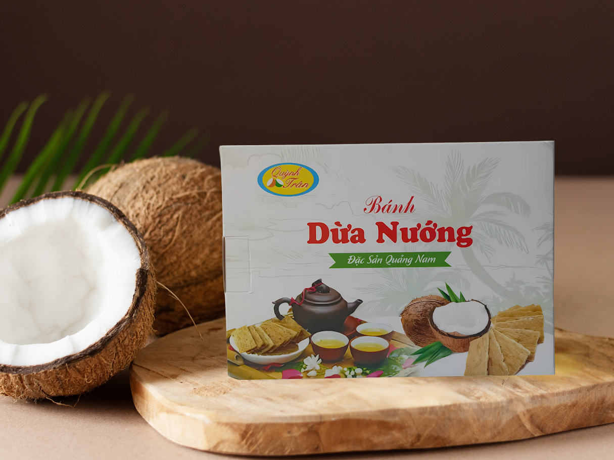 Bánh dừa nướng nguyên vị 200g