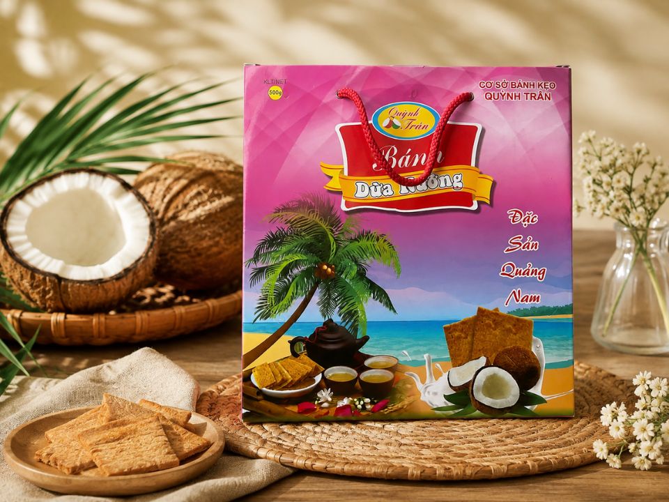 Bánh dừa nướng vị nguyên bản 150g